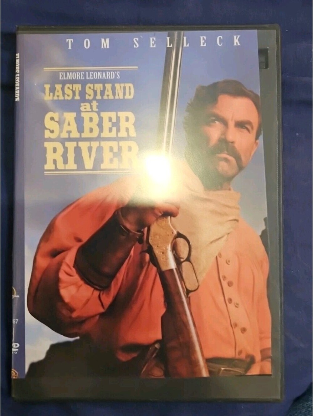 Last Stand at Saber River (DVD, 1997) Slim Case. Cropped Sleeve